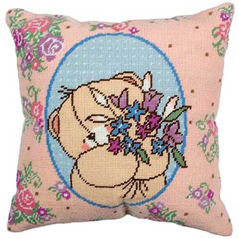 25th Anniversary Cushion Forever Friends Cross Stitch Kit